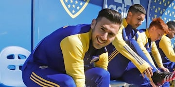 Tras recuperarse de una dura lesión en una de sus rodillas, Salvio, volverá a concentrar en la primera de Boca. / Gentileza.