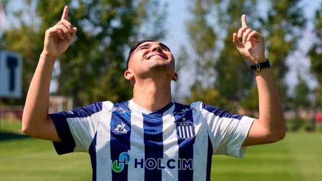 Talleres formalizó el regreso del rey Bebelo. Y este domingo, su presentación ante Lanús (Prensa Talleres)