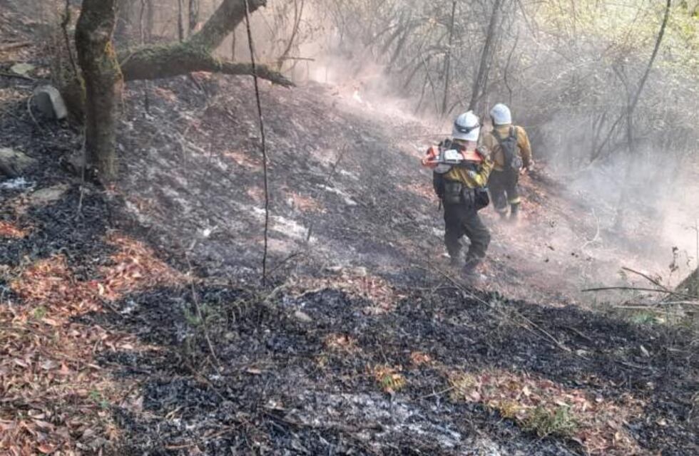 Lograron controlar el incendio en el cerro “La Guerrilla”, en Trancas