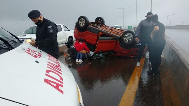 Accidente vial en Posadas: una mujer herida