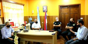La reunión realizada en la Unidad Regional III de Eldorado entre las partes.