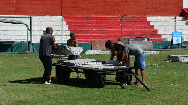 Pasó el show de Fito Páez en cancha de Instituto, donde se juega este martes y el sábado.