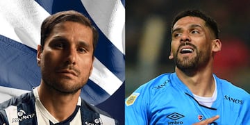 José Luis Palomino y Franco Jara, un gran duelo en el cruce entre Talleres y Belgrano.