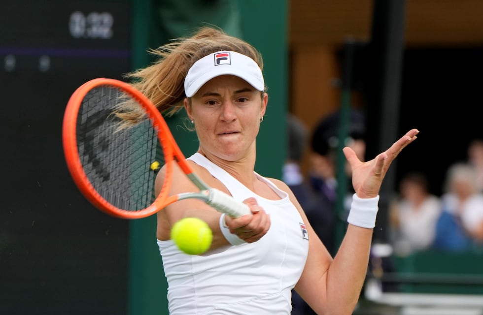 Nadia Podoroska no pudo con Tereza Martincova y quedó eliminada en Wimbledon