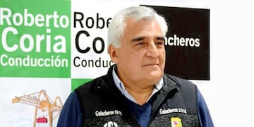 Roberto Coria, secretario general de Guincheros y dirigente de la CGT.