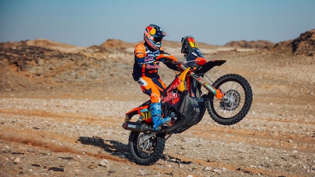 Luciano Benavides, ganador de la novena etapa del Dakar 2025.