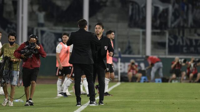 El reconocimiento de Marcelo Gallardo lo dice todo. El Cacique Medina y el respeto que se ganó con Talleres.