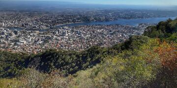Vista desde el Cerro La Cruz en Villa Carlos Paz.