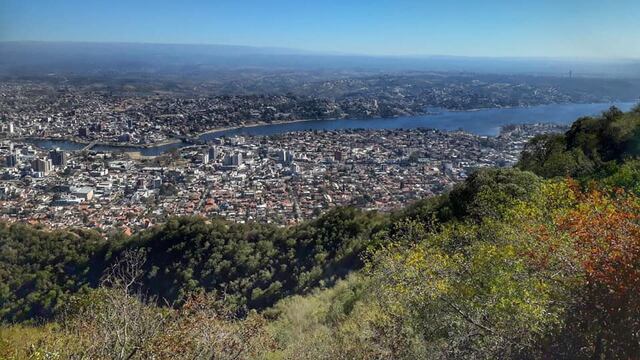 Vista desde el Cerro La Cruz en Villa Carlos Paz.