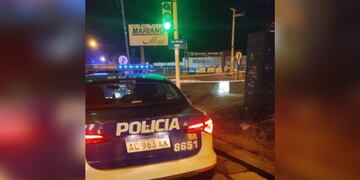 La Falda. Un motociclista chocó contra un poste y perdió la vida.