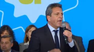 Sergio Massa en su encuentro ante universidades nacionales.