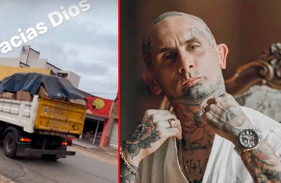 Concepción del Uruguay: el cantante de Ke Personajes regaló un camión de juguetes