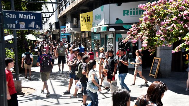 Mucha gente buscando regalos para la Navidad en los comercios del centro de Córdoba. (Pedro Castillo / La Voz)