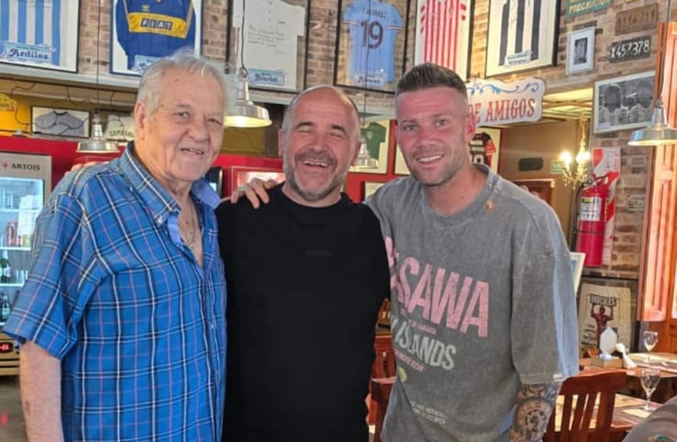 La última foto de Daniel Willington tenía que ser con Talleres, con el capitán Albiazul