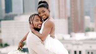 Cómo conoció a su esposo Simone Biles, la estrella de los Juegos Olímpicos París 2024