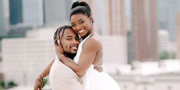 Cómo conoció a su esposo Simone Biles, la estrella de los Juegos Olímpicos París 2024