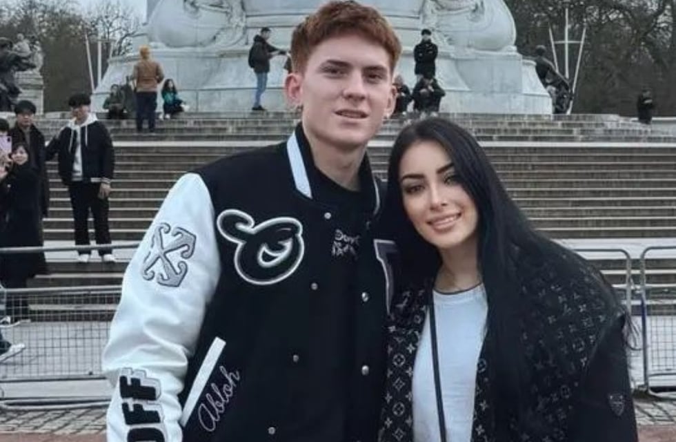 El llamativo look de Valentín “El Colo” Barco y su novia para un romántico paseo por Londres que se hizo viral