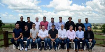 Los referentes del PRO bonaerense en Olavarría.