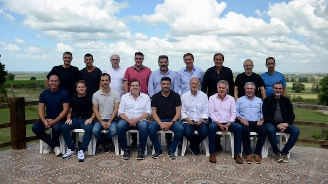 Los referentes del PRO bonaerense en Olavarría.