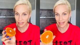 El postre de mandarina de Ingrid Grudke