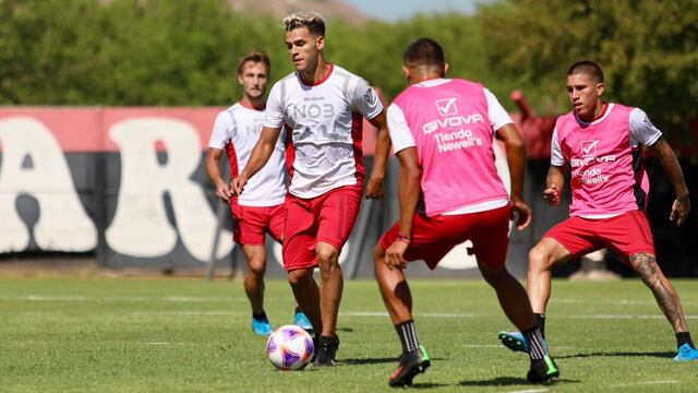 El exfutbolista de River volvió a practicar normalmente luego de un desgarro.