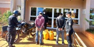 Recuperaron dos garrafas de gas robadas en Oberá.