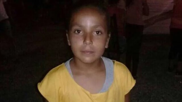 Yoselí Rodríguez, la niña que fue abusada y asesinada en Media Agua cuyo primo, que se encuentra detenido es el principal acusado del femicidio. Gentileza