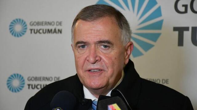 El gobernador de Tucumán, Osvaldo Jaldo.