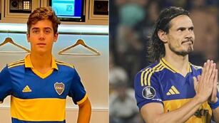 El argentino y Edinson Cavani.