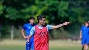 Los amistosos en Uruguay también marcan el inicio de Walter Erviti como entrenador de Belgrano (Prensa Belgrano).