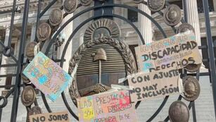 Reclamo en Congreso por la Discapacidad en Emergencia