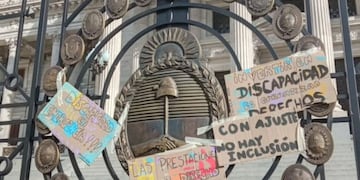 Reclamo en Congreso por la Discapacidad en Emergencia