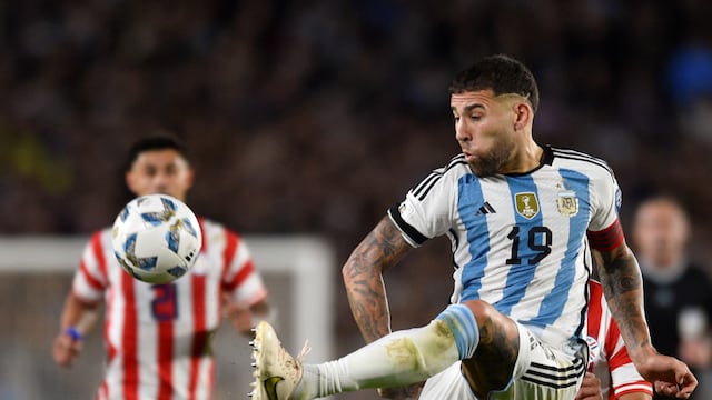 Otamendi en su fenomenal gol