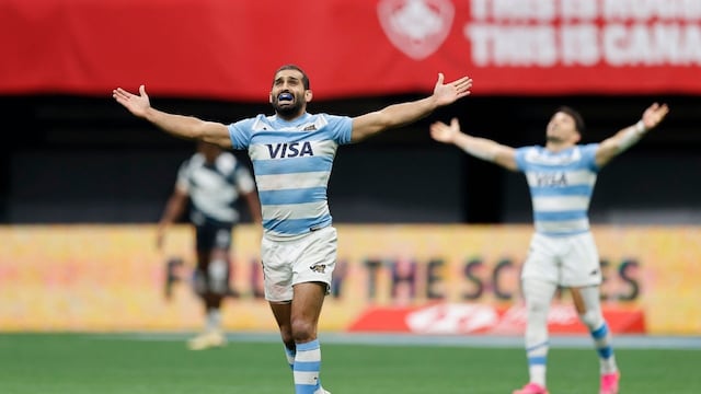 Gastón Revol, jugador cordobés de Los Pumas Seven. (Prensa UAR)