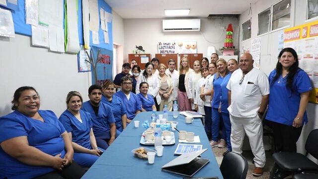 Visita del ministro Medina Ruiz y de la representante de la OPS