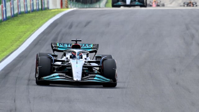 1-2 de Mercedes en Brasil, con Russell ganador y Hamilton escolta.