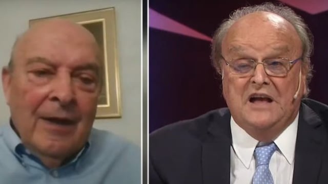 En el programa de TN, A Dos Voces, Cavallo y De Mendiguren se acusaron mutuamente de sus responsabilidades en la economía argentina. Twitter @claudiosavoia