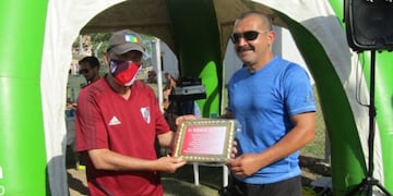 El entrerriano Roque Alfaro estuvo en la captación de talentos.