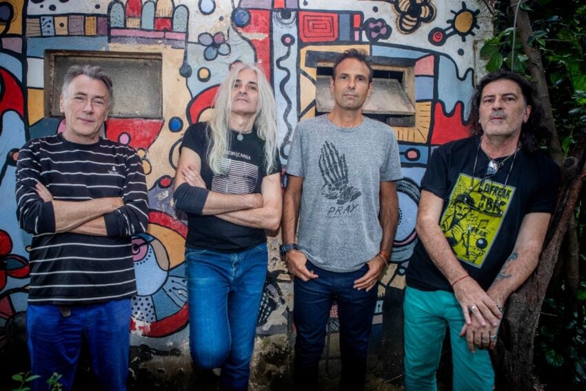 Kermesse Redonda. Sergio Dawi (saxo), Semilla Bucciarelli (bajo), Tito Fargo (guitarra) y Hernán Aramberri (batería)