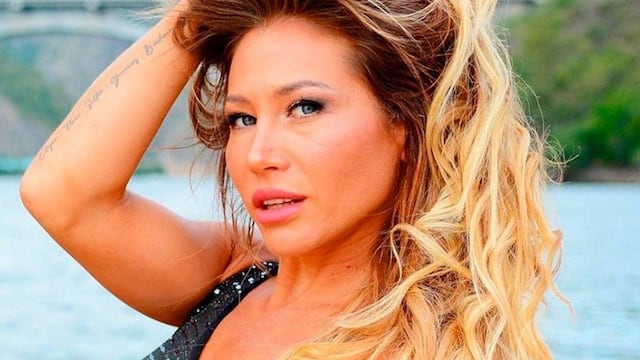 A puro fuego: Adabel Guerrero subió la temperatura con un body negro