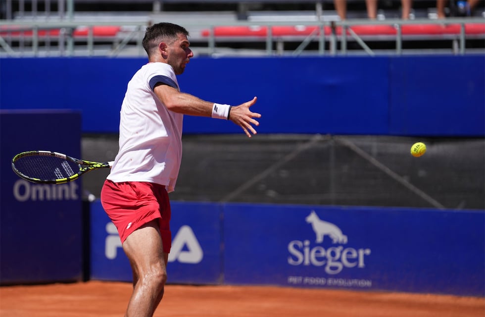 Delbonis, reciente campeón en Cali, es eliminado en el Challenger de tenis de Medellín