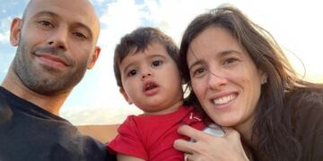 Así está hoy Bruno, el hijo de Javier Mascherano que es fanático de Lionel Messi