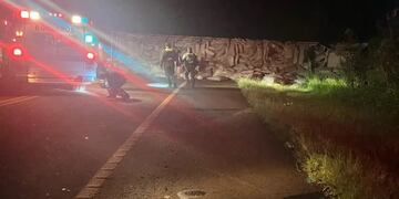 Un muerto y dos heridos en accidentes casi simultáneos en San Vicente.