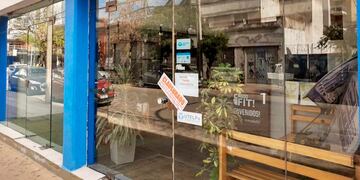 Uno de los gimnasios clausurados (Plan B Noticias)