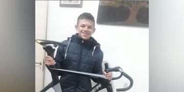 Máximo recuperó su bicicleta