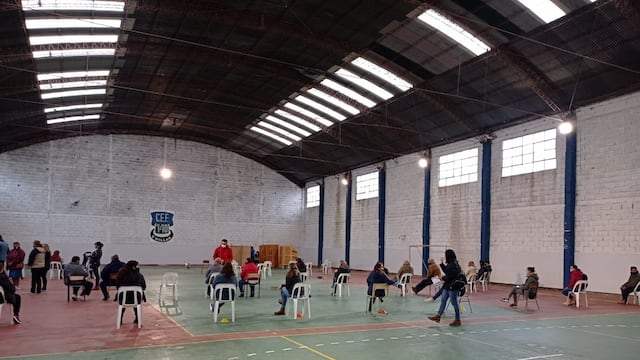 Nueva jornada  de vacunación en Chillar