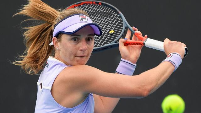 Número 1. Nadia Podoroska es la mejor tenista argentina de la actualidad. (AP / Archivo)