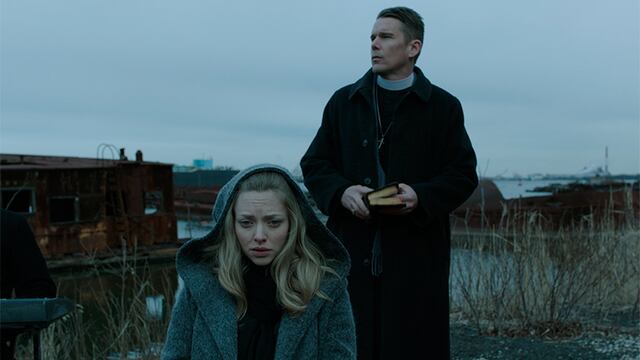 Amanda Seyfried y Ethan Hawke en "First Reformed". (Foto: Web)