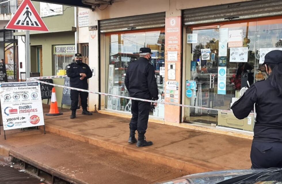 Garupá: asalto a mano armada en el local Electro Misiones