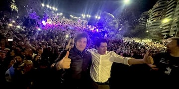 El acto de Javier Milei en el Parque Sarmiento, Córdoba. (Gentileza Prensa LLA)